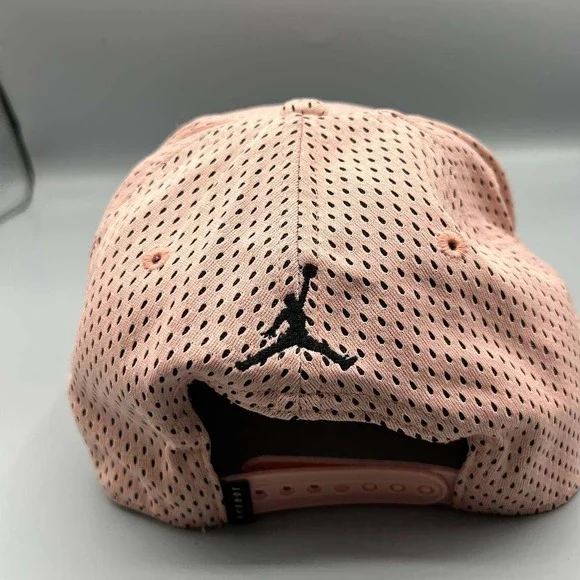Nike Air Jordan Wings Hat Men Pink Black Jumpman Snap Back Cap